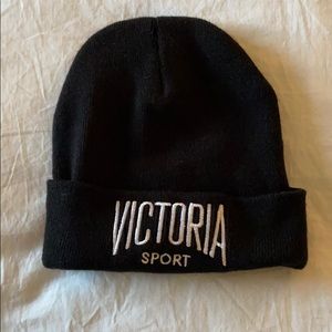 Black Victoria’s Secret beanie